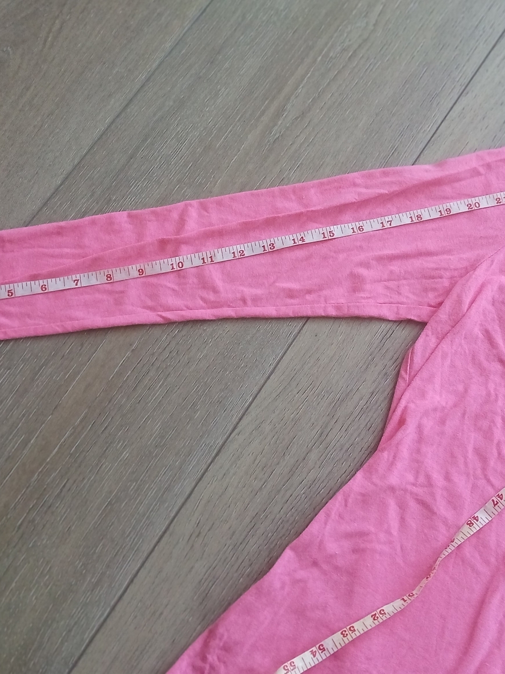 Natural Uniforms Pink Long Sleeve Top Women’s Medium Luxe Stretch Soft Basic Tee - Picture 5 of 10